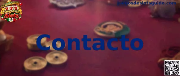 Página de contacto y atención de Juegos de Slots
