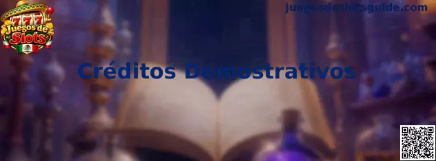 Ilustración de créditos demostrativos utilizados para explorar las funciones de los Juegos de Slots sin dinero real