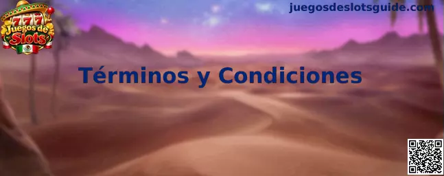 Información sobre los Términos y Condiciones de Juegos de Slots
